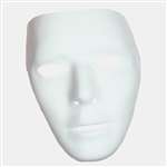 Blank White Male Mask