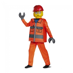 Lego Construction Minifigure Deluxe Kids Costume - Small