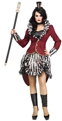 Freak Show Ring Mistress Small/Medium Adult Costume