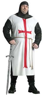 TEMPLAR KNIGHT ADULT COSTUME - PLUS SIZE