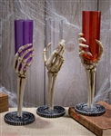 SKELETON HAND FLUTE GLASS