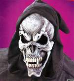 GREY VAMPIRE SKULL MASK