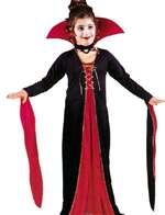 VICTORIAN VAMPIRESS CHILD'S COSTUME - SMALL