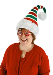 RIDGED SANTA HAT