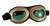 AVIATOR GOGGLES - GOLD WITH GREEN LENSES