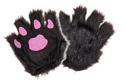 Black Paws - Fingerless Gloves