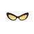 CAT EAR GLASSES BLACK/ORANGE/YELLOW