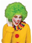 CLOWN AFRO WIG - GREEN