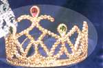 TIARA WITH STONES - GOLD