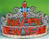 HAPPY NEW YEAR SILVER JEWEL TIARA