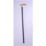 Wooden Walking Cane - Black/Gold