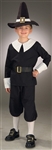 Pilgrim Boy Medium 8-10 Kids Costume