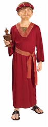 Wiseman Burgundy Large Child Costume