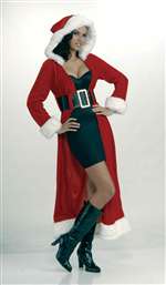 Enchanting Miss Santa Long Coat