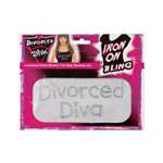 DIVORCED DIVA IRON ON BLING