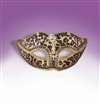 LEOPARD BEJEWELED MASK