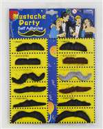 MOUSTACHE PARTY - 12PC.