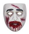 TRANSPARENT BLOODY ZOMBIE MASK