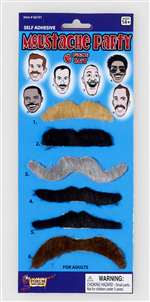 Moustache Party 6Pc