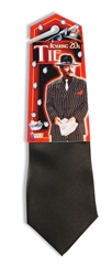 Gangster Neck Tie - Black