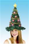 LITE UP CHRISTMAS TREE HAT