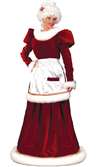 ULTRA VELVET MRS. CLAUS ADULT COSTUME - PLUS SIZE