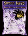 SUPER - STRETCH WHITE SPIDER WEBS