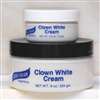 CLOWN WHITE CREAM MAKEUP - 8 OUNCES