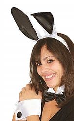 Bunny Accessory Set - Black And White