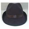 Dlx. Black Felt Fedora M/L