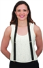 Black Glitter Suspenders