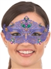 Mardi Gras Metal Filigree Mask