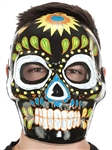 Day Of The Dead Black Full Face Mask