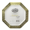 Gold Lacetagon 9.25" Plates