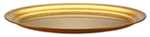 Gold Oval Trays 14x21"