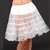 WHITE MID LENGTH PETTICOAT