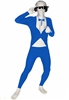 Blue Tuxedo Morphsuit Adult Medium Costume