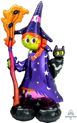Scary Witch 55" Airloonz Foil Balloon