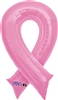 Breast Cancer Awareness Pink Ribbon Mylar Balloon