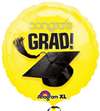 CONGRATS GRAD YELLOW MYLAR