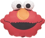 Elmo Head Shaped Mylar Balloon