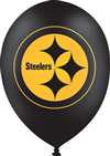 11in. Steelers Balloons 6Ct