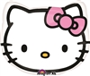 Hello Kitty Head Mylar Balloon