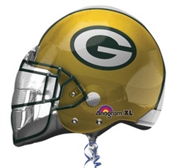 Green Bay Packer Helmet Mylar Balloon