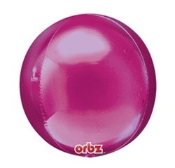 Orbz Bright Pink Mylar Balloon