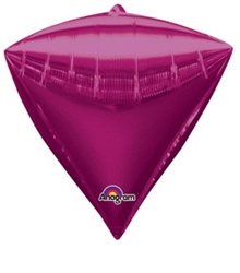 Diamond Bright Pink Mylar Balloon