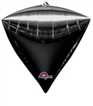 Diamond Black Mylar Balloon