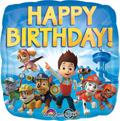 Paw Patrol Happy Birthday Foil Balloon