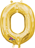 LETTER "O" GOLD AIR FILLED