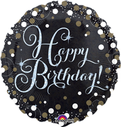 Sparkling Birthday Holographic Mylar